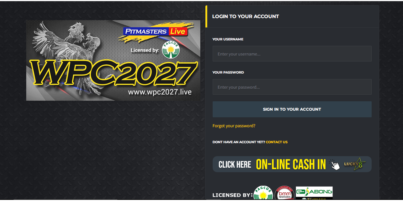 WPC2027 LIVE LOGIN