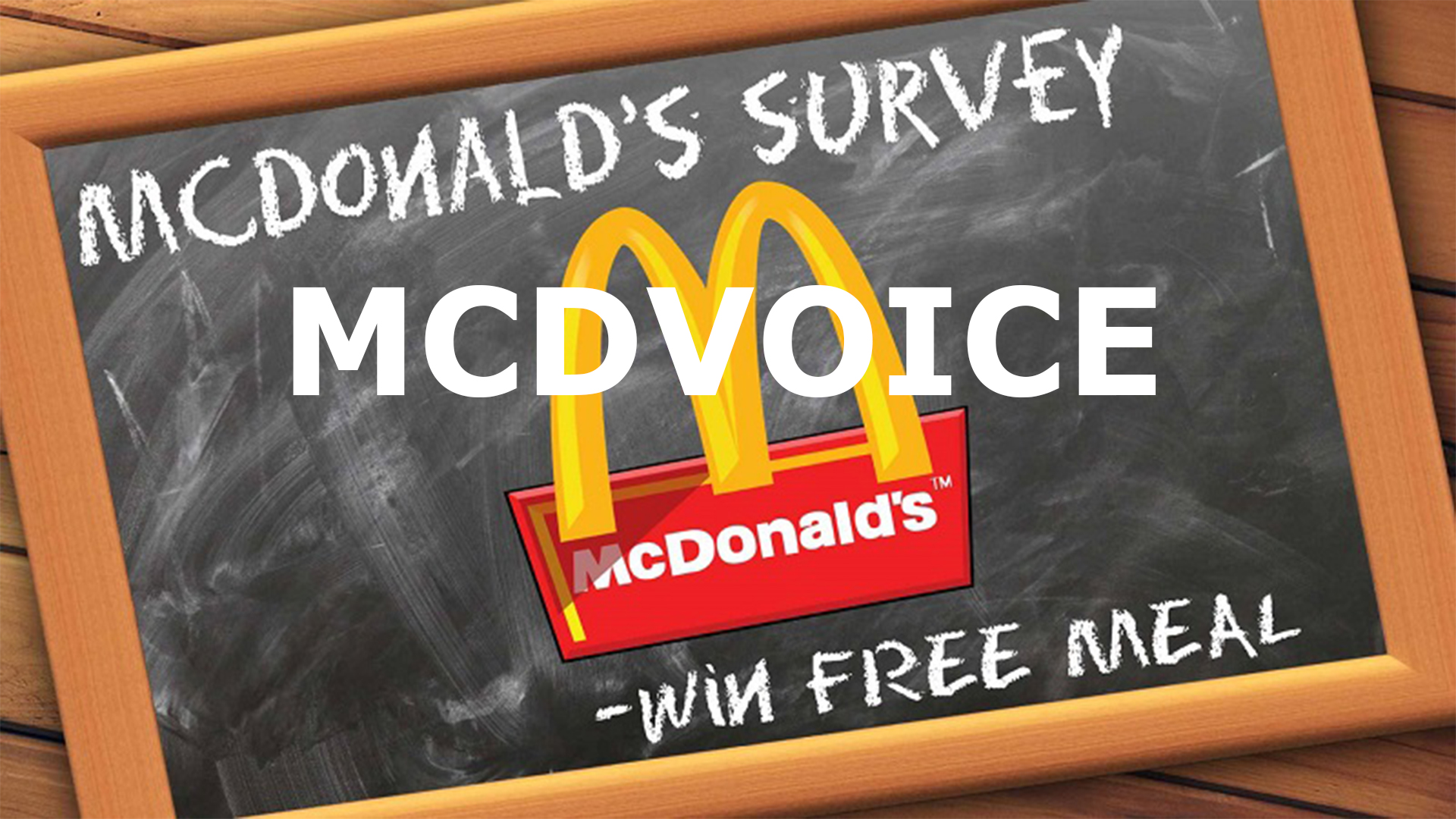 McDvoice Survey Reward
