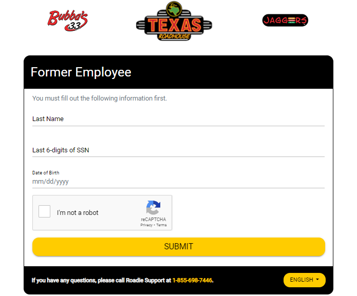 TXRHLive FORMER EMPLOYEE LOGIN