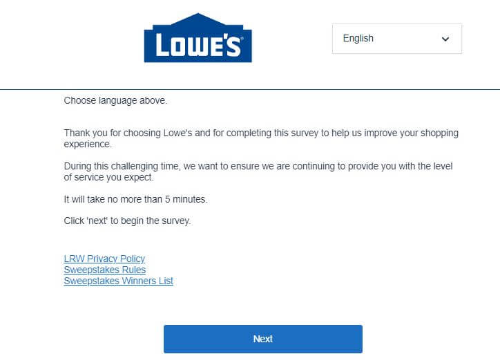 lowes com survey 500