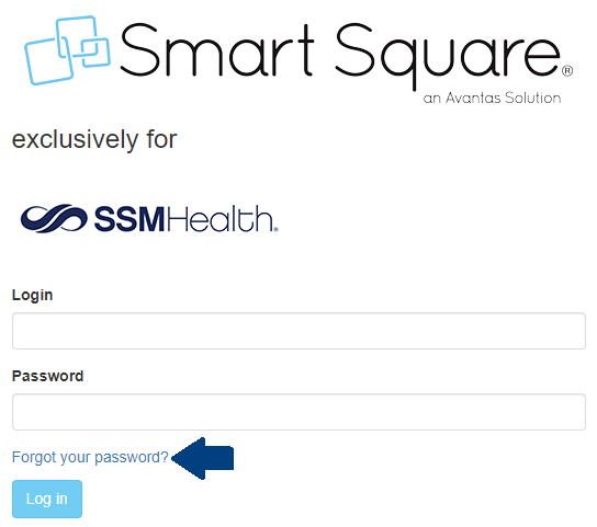 SSM Smart Square Forgot Password
